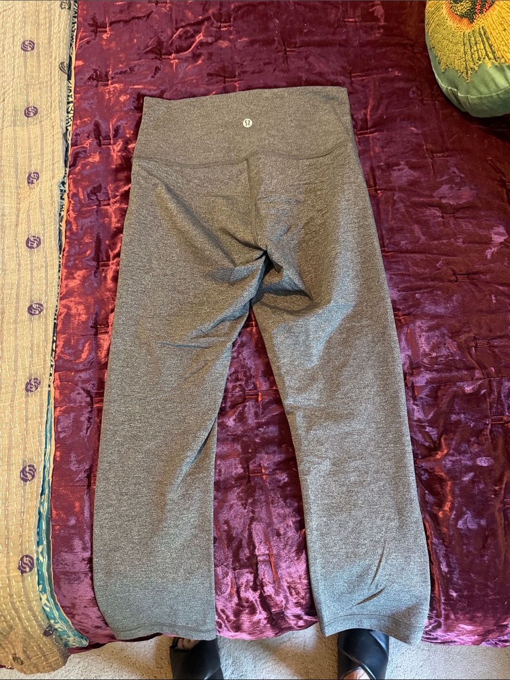 lululemon athletica Women’s Heather Gray High-Waist Leggings